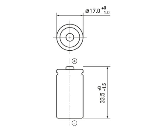 PANASONIC 3V BR2/3A Lithium
