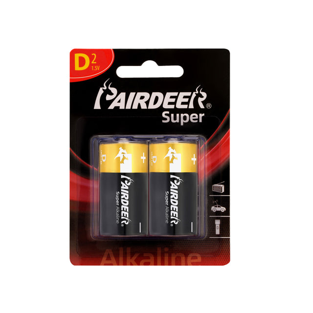 LR20 D Pairdeer 1.5V Alk 2 stk(12)
