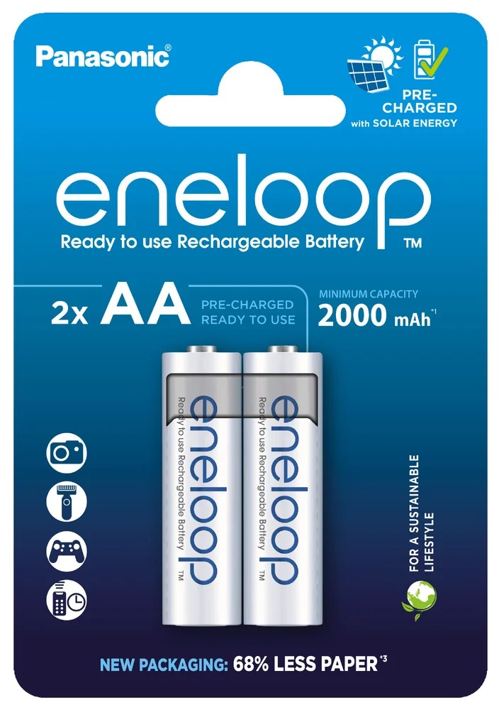 BK-3MCDE/2BE AA enel/Pan 2000mA