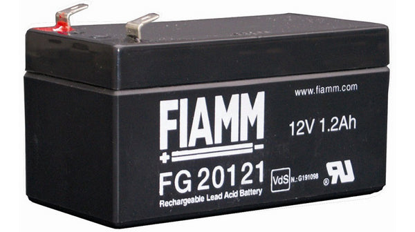 Fiamm FG20121 Blýsýrurafhlöða 12V 1,2Ah – 5 ára ending