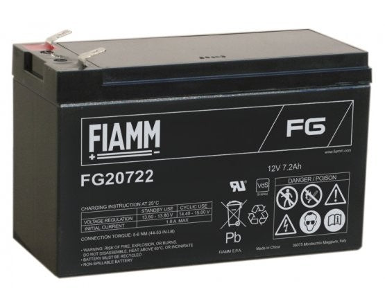 12V 7.2Ah FG20722 FIAMM