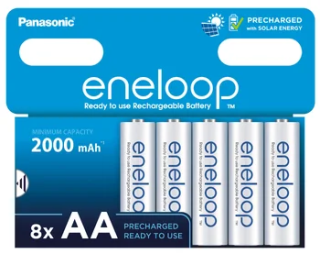 BK-3MCDE/8HH AA enel/Pan 2000mA