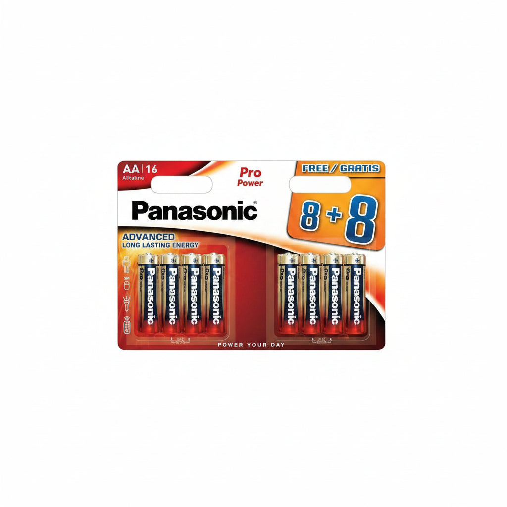 LR6PPG/16BW 8+8 AA Pan 1.5V (6)