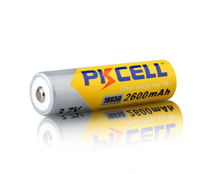 18650 PKCell m/toppi 3.7V 2600