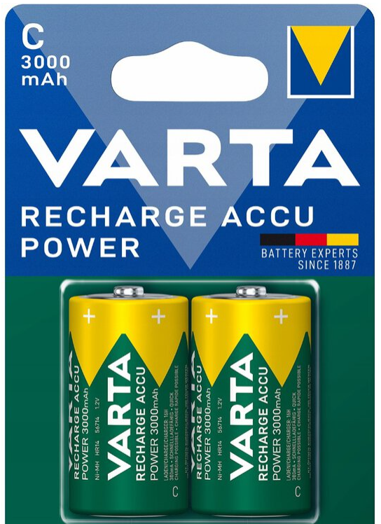 R14/C varta Hleðsla 3000mAh