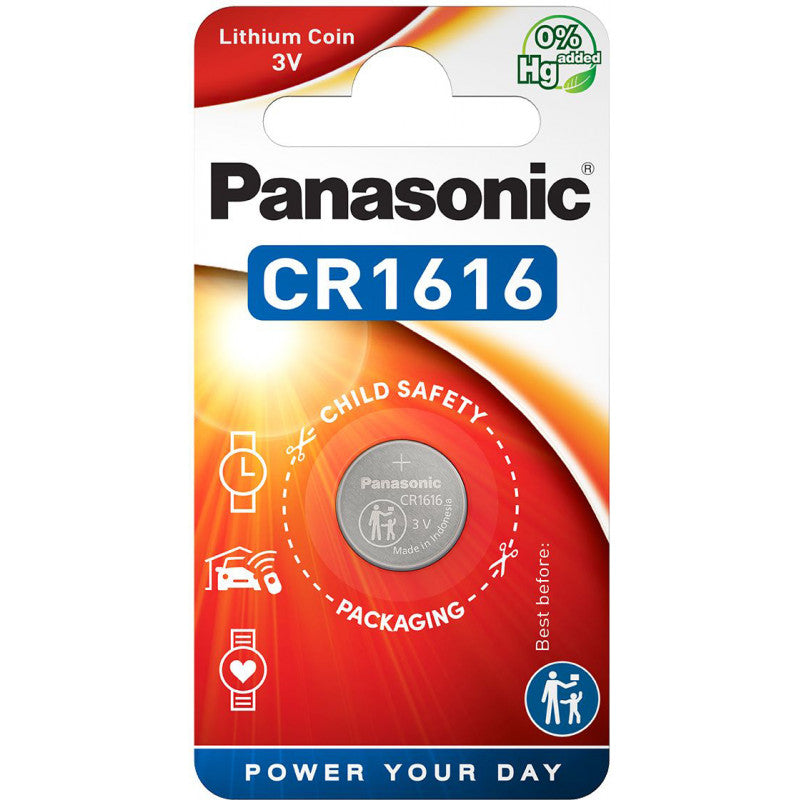CR-1616EL/1B Pan 3V Lith Flöt(12)