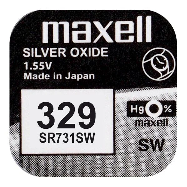Maxell 329 / SR731SW Úrarhl