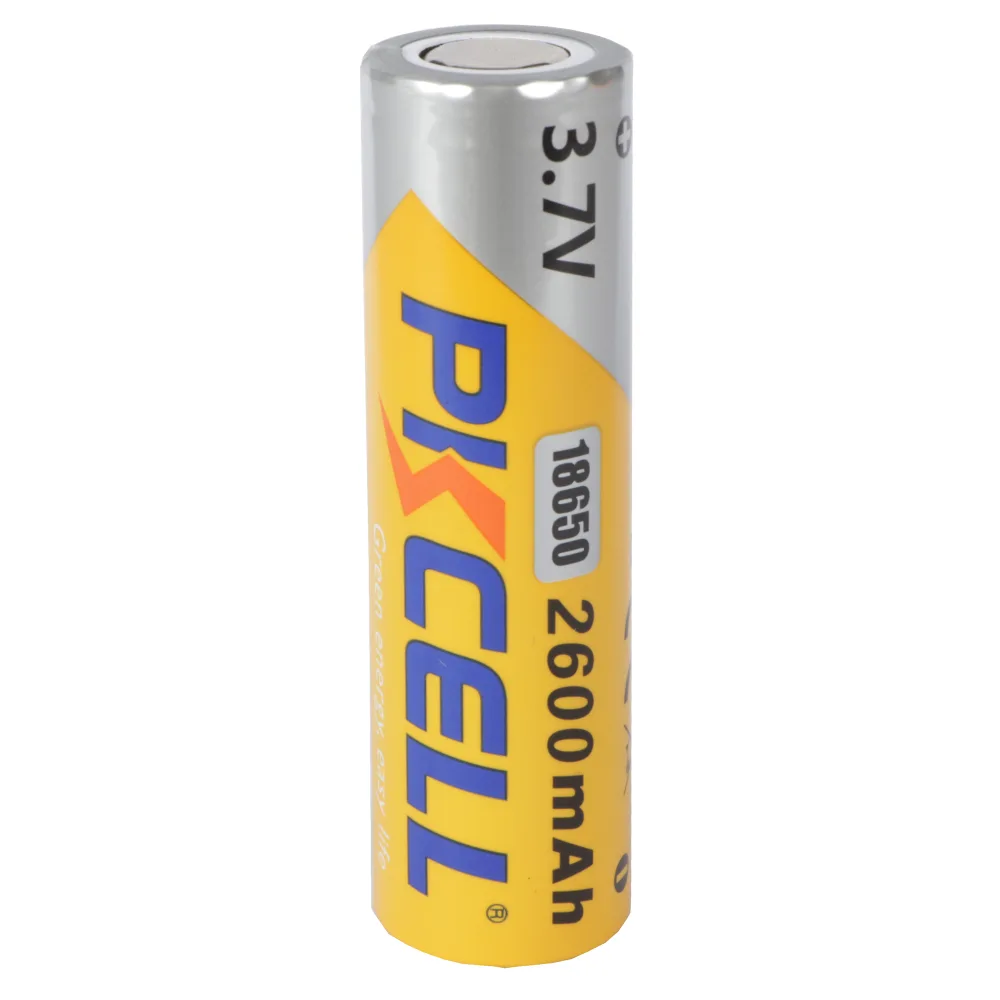 18650 PKCell án/topp 3.7V 2600
