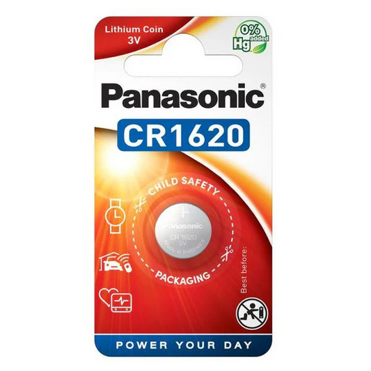 CR-1620EL/1B Pan 3V Lith Flöt(12)