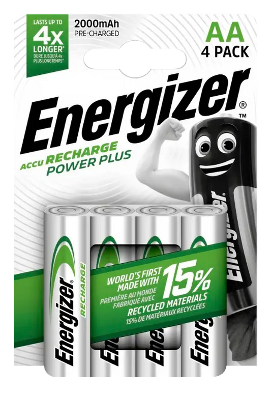 ENR hleðslurraf. AAx4 2000mah