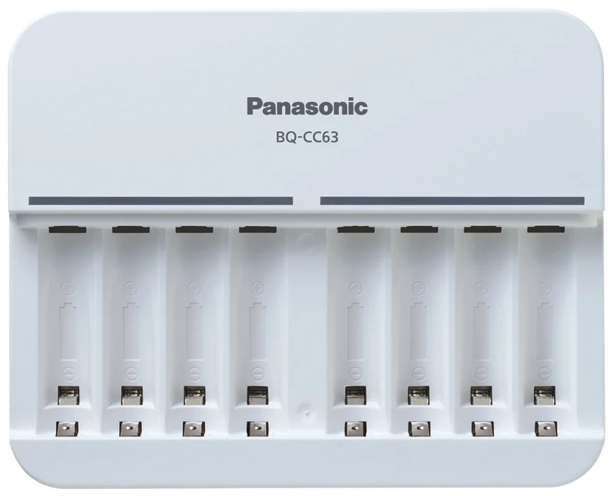 Panasonic BQ-CC63E Hleðslutæki fyrir 8 stk AA/AAA