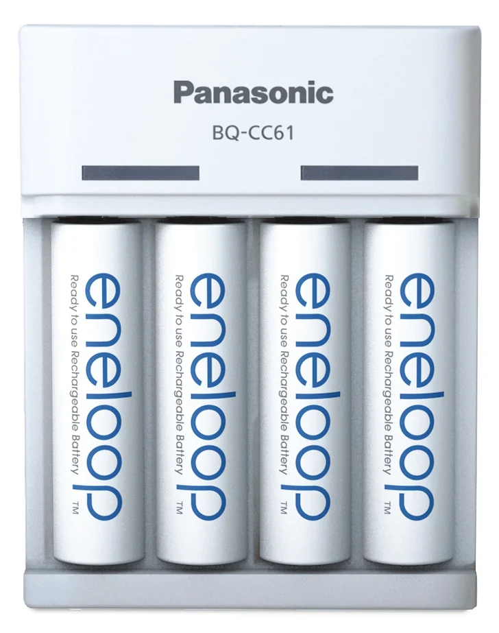Panasonic BQ-CC61USB Hleðslutæki fyrir 4 stk AA/AAA