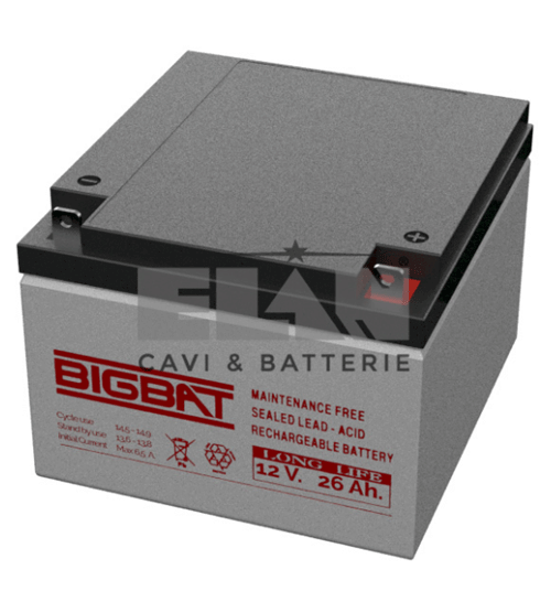 SLA 12V 26Ah BIG BAT