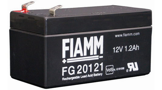 Fiamm FG20121 Blýsýrurafhlöða 12V 1,2Ah – 5 ára ending