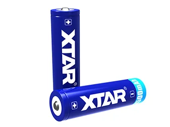 18650 Xtar 3.6V Li-ion 3600mAh m/topp