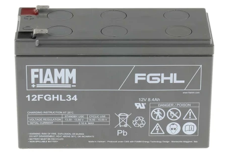 12V 8.4Ah 12FGHL34  FIAMM  10Y