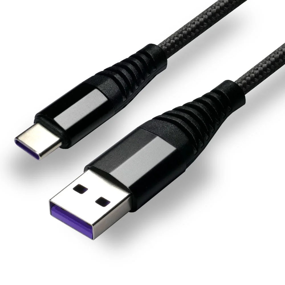 Hraðhleðsusnúra USB til USB-C 5A 40W – Nylon