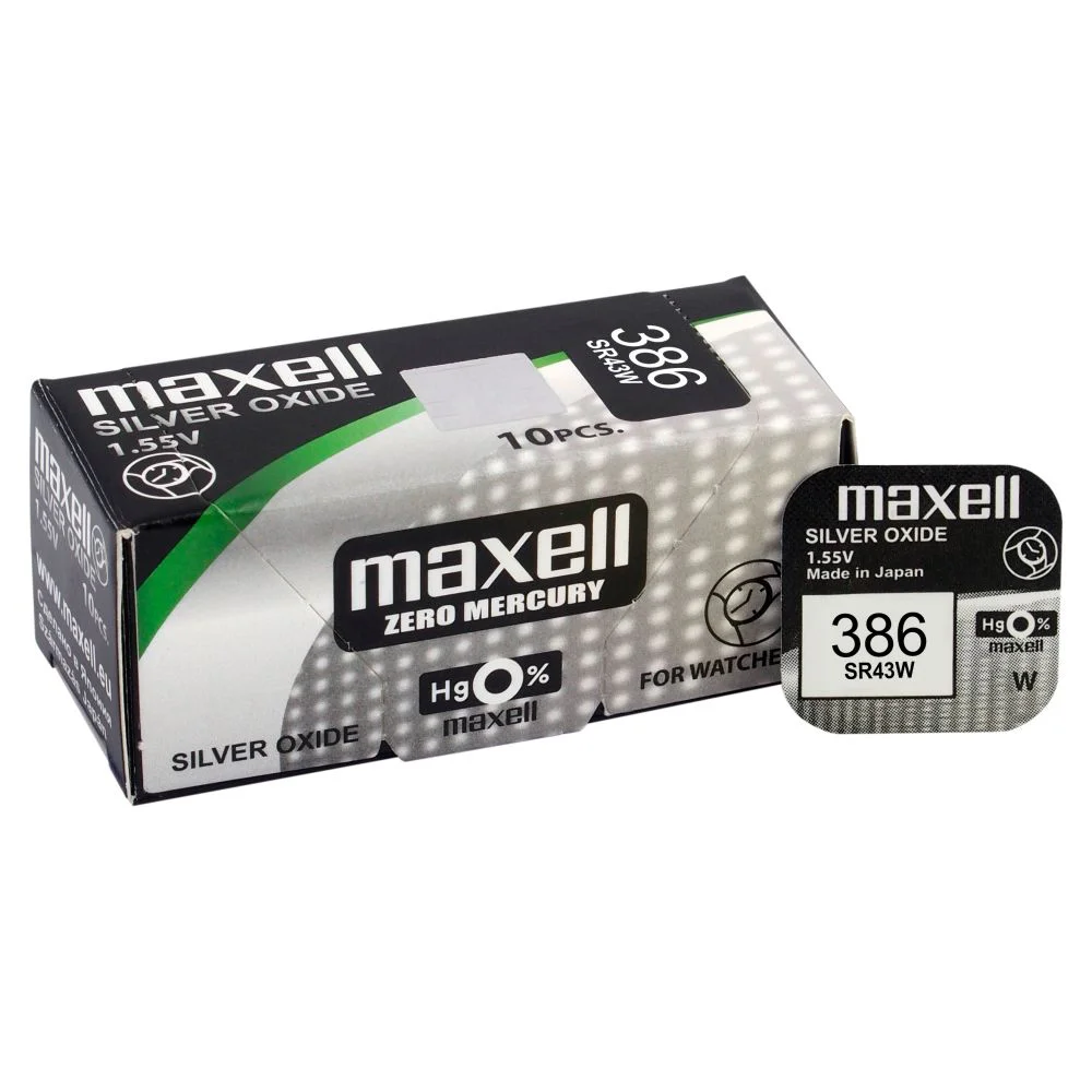 SR-43W 386 Maxell Úrarhl 1.5V