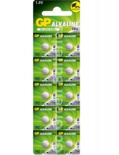 LR41 AG3 GP 1.5V Alk 10 á spjaldi
