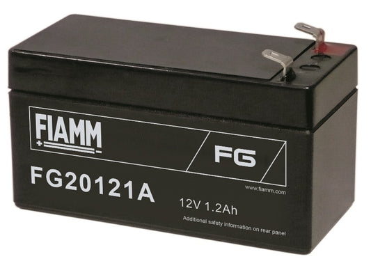 Fiamm FG20121A Blýsýrurafhlöða 12V 1,2Ah – Faston 187 tengi