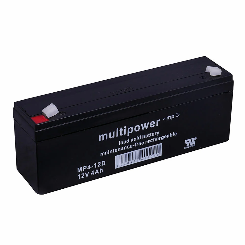 Multipower MP4-12D Blýsýrurafhlöða 12V 4Ah