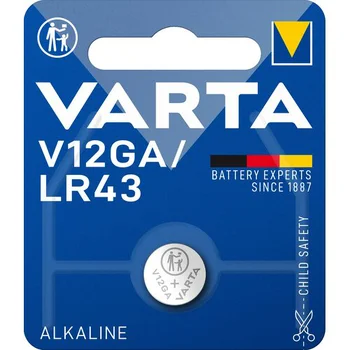 LR43 / AG12 VARTA 1.5V Alk(10)