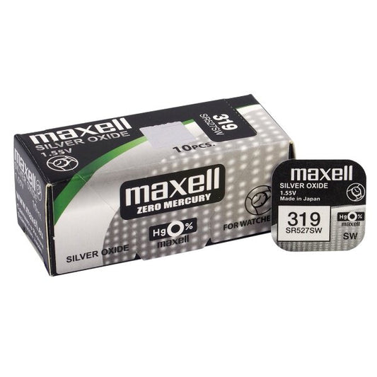 Maxell 319 Silver OxideSR-527SW
