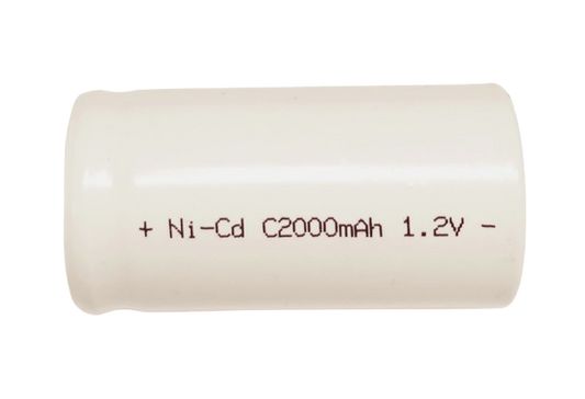 C2000 NiCd 1,2V 2000mAh Hleðslurafhlaða – C stærð
