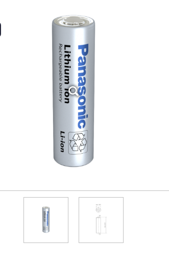 Panasonic NCR18650BD