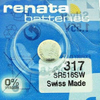SR-516SW Renata 317 Silver Ox
