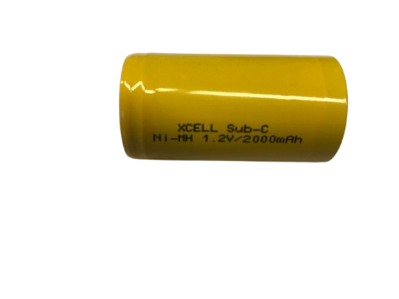 SC2000 NiMh 1,2V 2000mAh Hleðslurafhlaða – SC stærð