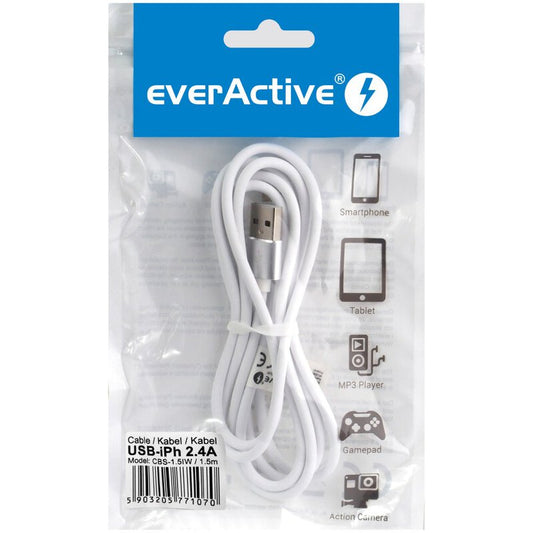 everActive CBS-1.5IB iPhone Lightning Hleðsusnúra 150cm