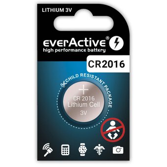 CR-2016/1BL everActive 3V Lith