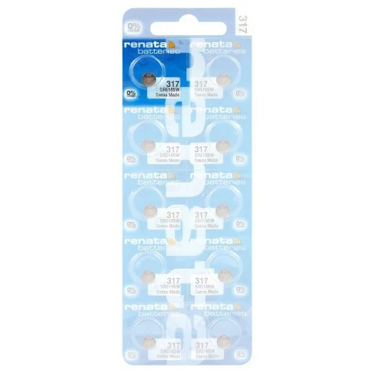 Renata 317 SR-516SW  Silver Ox