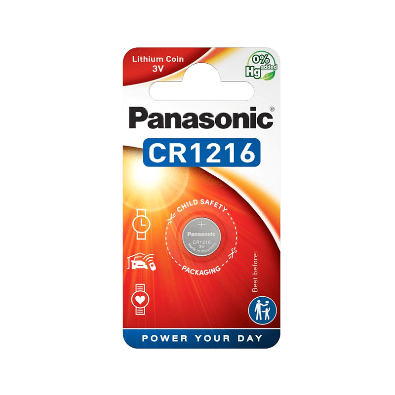 CR-1216EL/1B Pan 3V Lith Flöt(12)